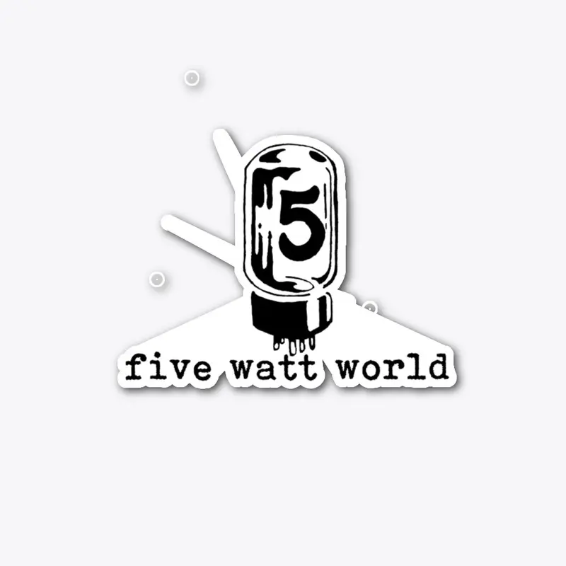 five watt world sticker