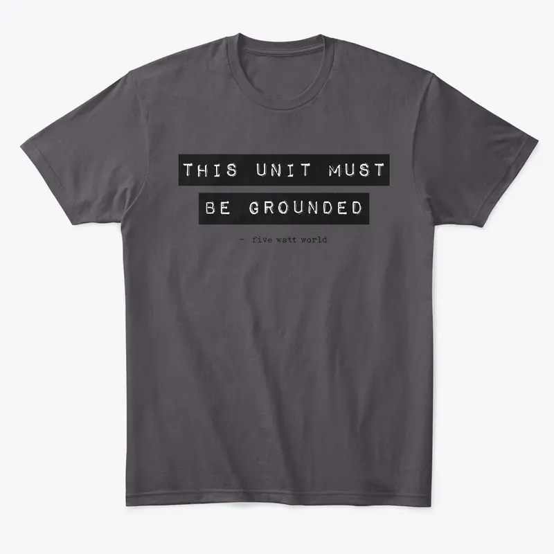 "Grounded" comfort T-shirt