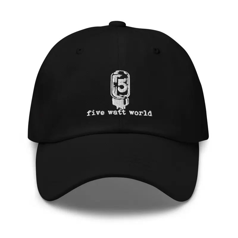 tube logo "ball cap" or "dad hat"